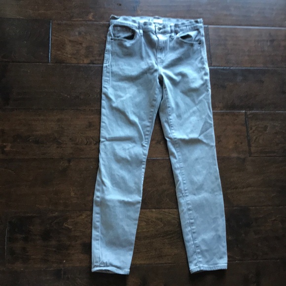 Madewell High Riser Skinny Gray Jeans 28 - Picture 7 of 7